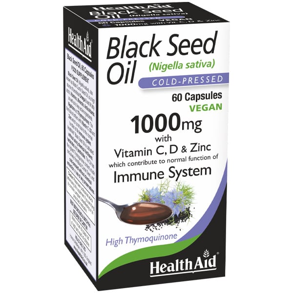 HEALTH AID - Black Seed Oil 1000mg - 60caps